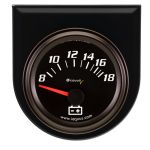 2" Black Voltmeter